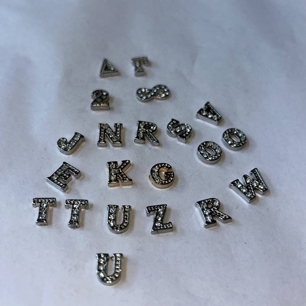 Lot of Initials, Symbol Charms from Origami Owl